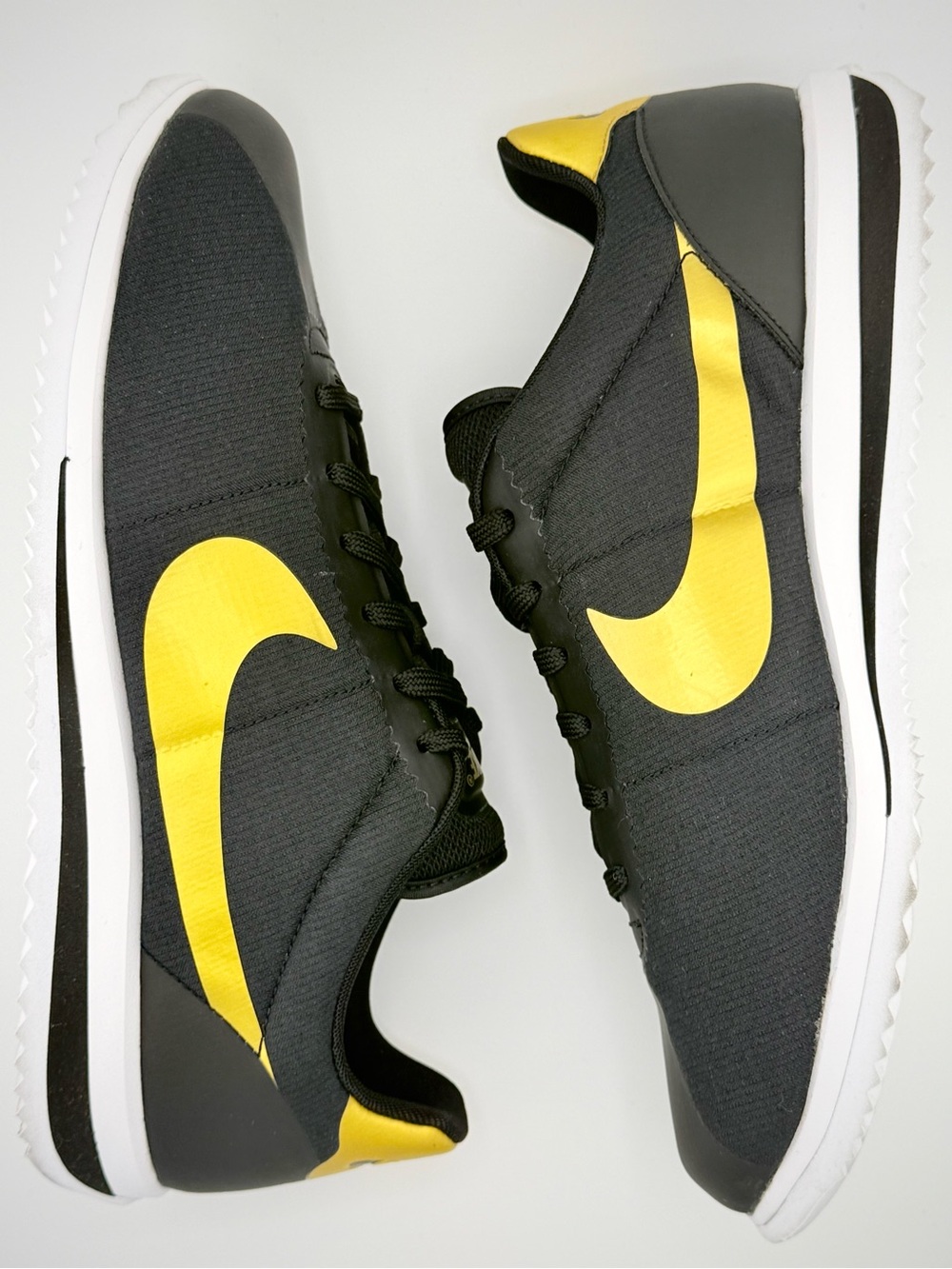 Nike Cortez Ultra QS Black Metallic Gold 9M 882493-100 NEW OG box